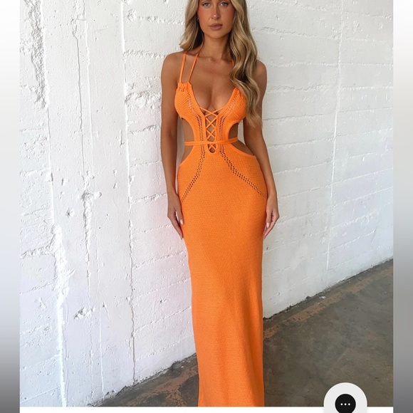 Dresses & Skirts - COPY - Outcast clothing orange maxi dress